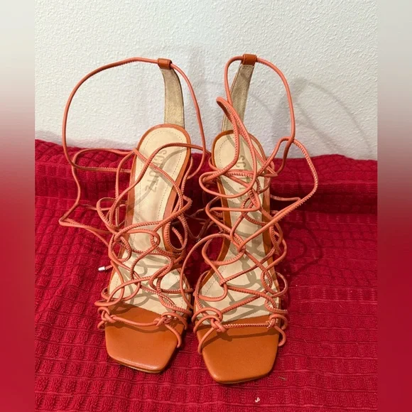 SCHUTZ Shoes Schutz Heyde Sandal In New Ochre Size 6b Poshmark